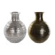 Vas DKD Home Decor Gyllene Silvrig Aluminium Modern Antikbehandl