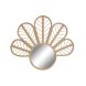 Vggspegel DKD Home Decor Brun Naturell Blomster Tropiskt 69 x 2