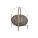 Ljusstakar DKD Home Decor Brun Naturell Bambu 35 x 35 x 47 cm