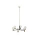 Taklampa DKD Home Decor 83 x 83 x 128 cm Glas Svart Gyllene Meta