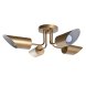 Taklampa DKD Home Decor Gyllene Metall 50 W 70 x 70 x 20 cm