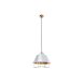 Taklampa DKD Home Decor Vit Gyllene PVC Metall 50 W 38 x 38 x 32