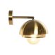 Vgglampa DKD Home Decor Gyllene Metall Jrn 50 W Modern 220 V 2