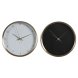 bordsklocka DKD Home Decor Vit Svart Gyllene Kvinna (2 antal)