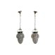 Taklampa DKD Home Decor Glas Metall Multicolour 25 W 20 x 20 x 2