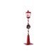 Gatlykta DKD Home Decor Vit Rd Metall 30 x 30 x 180 cm