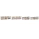 Hngdekoration DKD Home Decor Rd Rosa Tr 23 x 1,5 x 9 cm (6 De
