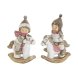 Julgranskula DKD Home Decor Multicolour 8,8 x 4,8 x 12,5 cm (2 a