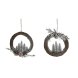 Julkrans DKD Home Decor Naturell vide Ananas Snfall 32 x 7 x 32