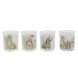 Ljus DKD Home Decor Vit 5 x 5 x 6 cm (4 antal)