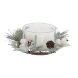 Ljus DKD Home Decor Vit Jul 15 x 15 x 5.5 cm 13 x 13 x 5,5 cm