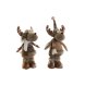 Julgranskula DKD Home Decor Brun Ren 14 x 12 x 35 cm (2 antal)