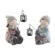 Julgranskula DKD Home Decor Multicolour 29 x 18 x 34 cm (2 antal