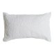 Kudde DKD Home Decor Vit Polyester Blommig 60 x 10 x 40 cm