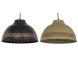 Taklampa DKD Home Decor Brun Svart Krm Metall 50 W 39 x 39 x 22