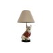 Bordslampa Home ESPRIT Vit Rd Metall Harts 50 W 220 V 26 x 26 x