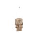 Taklampa Home ESPRIT Naturell Eukalyptus tr 50 W 50 x 50 x 90 c