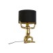 Bordslampa Home ESPRIT Svart Gyllene Harts 50 W 220 V 31 x 28 x