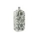 Vas Home ESPRIT Vit Grn Porslin Lv av en vxt 21 x 10 x 48 cm