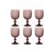 Glasset Home ESPRIT Rosa Glas 240 ml (6 antal)