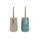 Toalettborste Home ESPRIT Beige Turkos Bambu Rostfritt stl Dolo