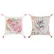 Kudde Home ESPRIT Romantisk 45 x 5 x 45 cm (2 antal)