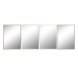 Vggspegel Home ESPRIT Vit Brun Beige Gr Glas polystyren 63,3 x