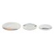 Servissats Home ESPRIT Bl Grn Porslin Tropiskt 18 Delar 27 x 2