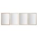 Vggspegel Home ESPRIT Vit Brun Beige Gr 66 x 2 x 92 cm (4 anta