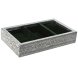 Smyckeskrin Home ESPRIT Grn Silvrig Tr Aluminium 25 x 15 x 5 c