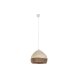 Taklampa Home ESPRIT Brun Naturell 50 W 38 x 38 x 28 cm
