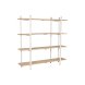Bokhylla Home ESPRIT Vit Metall Gran 188 x 42 x 180 cm