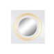 Vggspegel Home ESPRIT Vit Gyllene 90 x 4 x 90 cm