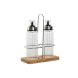Set med olja och vinger Home ESPRIT Transparent Naturell Bambu