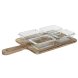 Snacksbricka Home ESPRIT Naturell 350 ml 39,5 x 20 x 5 cm