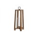 Ljusstakar Home ESPRIT Brun Naturell Glas Mangotr 27 x 27 x 54