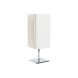 Bordslampa Home ESPRIT Vit Silvrig Polyetylen Jrn 50 W 220 V 15
