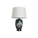 Bordslampa Home ESPRIT Vit Grn Turkos Gyllene Keramik 50 W 220