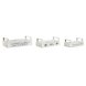 Frvaringsldor Home ESPRIT Vit Grantr 39 x 19 x 12 cm 3 Delar
