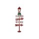 Lykta Home ESPRIT Rd Metall 54,5 x 22 x 154 cm