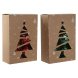 Julgranskulor Home ESPRIT Rd Grn PVC 20 x 10 x 30 cm (2 antal)