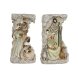 Julkrubba-set Home ESPRIT Multicolour Harts 19,5 x 11 x 31,5 cm