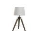 Bordslampa Home ESPRIT Vit Brun Tr 36 x 36 x 60 cm