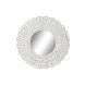 Vggspegel Home ESPRIT Vit Indier Avskalad 89 x 2 x 89 cm