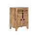 Nattduksbord Home ESPRIT Svart Naturell Grantr Tr MDF 45 x 34