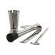 Cocktailset Home ESPRIT Silvrig Rostfritt stl 500 ml 8 x 8 x 21