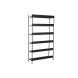 Bokhylla Home ESPRIT Svart Metall 100 x 30 x 180 cm