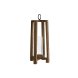 Ljusstakar Home ESPRIT Naturell Glas Mangotr 27 x 27 x 54 cm
