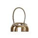 Ljusstakar Home ESPRIT Naturell Glas Mangotr 25 x 25 x 35 cm