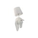 Vgglampa Home ESPRIT Vit Modern Hst Antikbehandlad 220 V 18 x